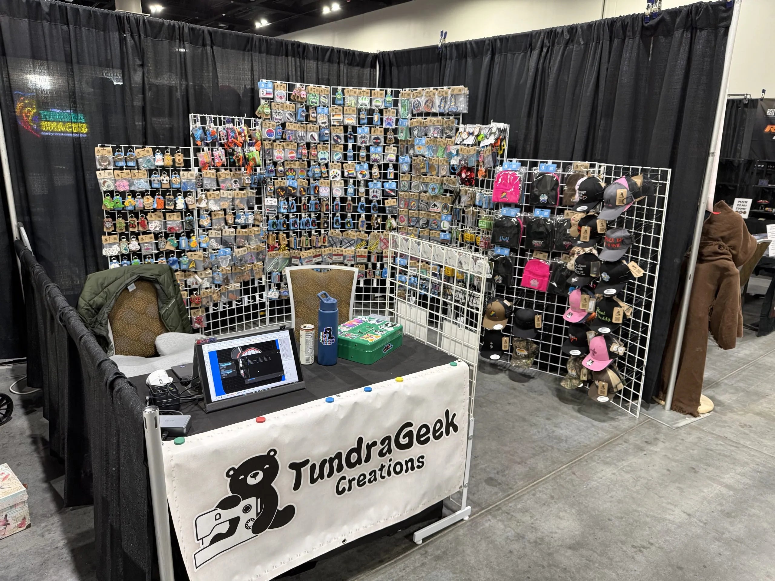 Image of the TGC vendor booth at Arctic Comic Con 2026.