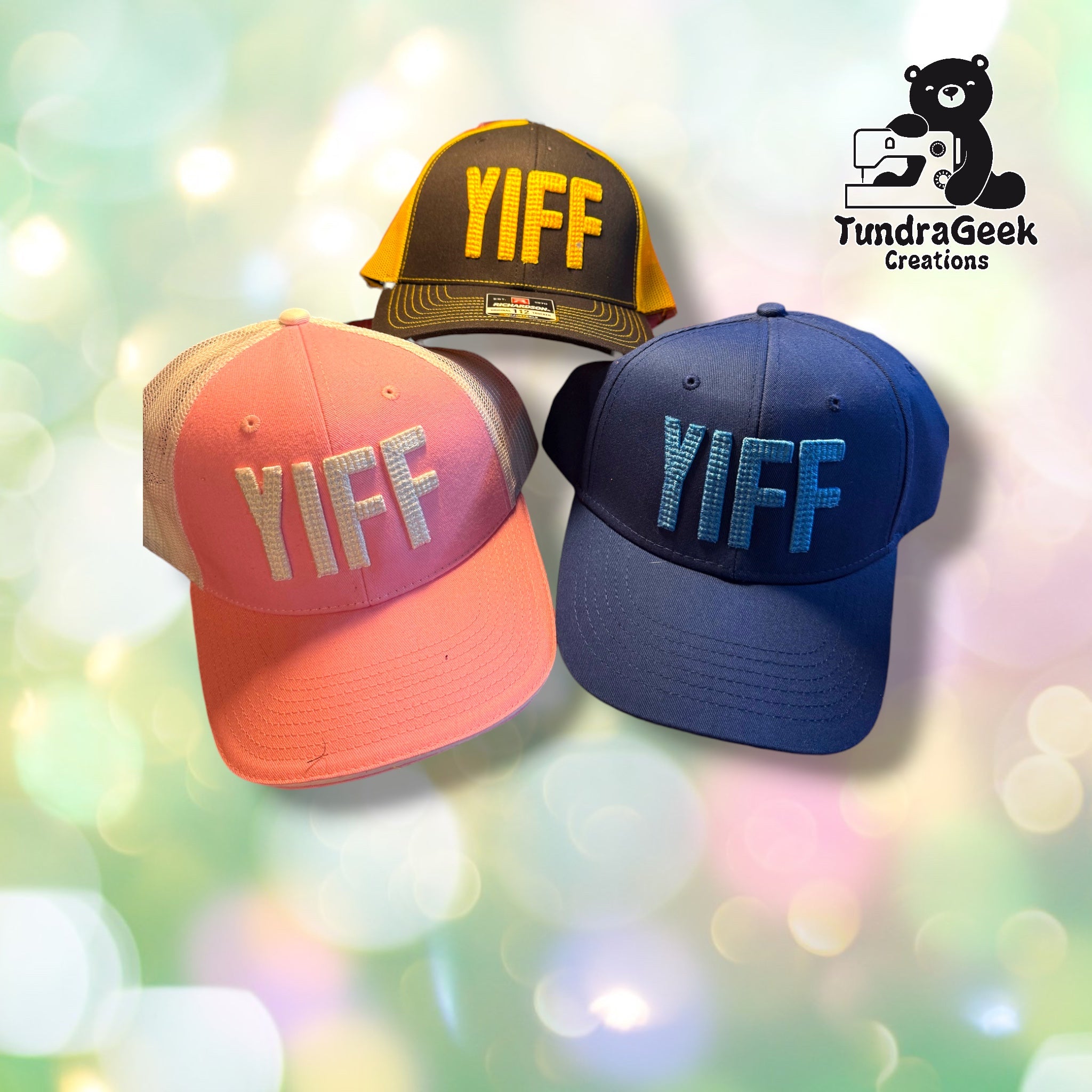 YIFF Cap with 3D Puff Lettering