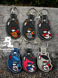 Custom Pup Hood Keychain
