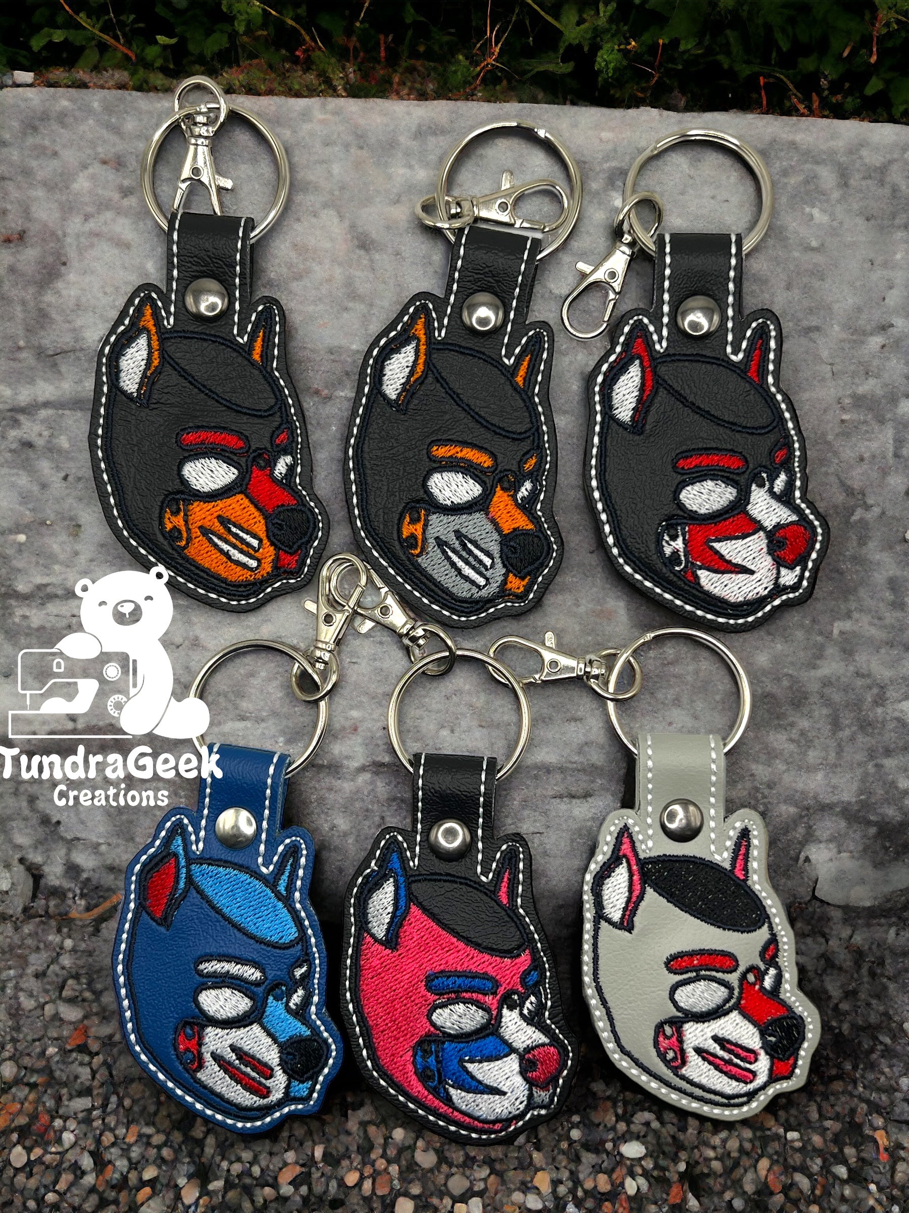 Custom Pup Hood Keychain