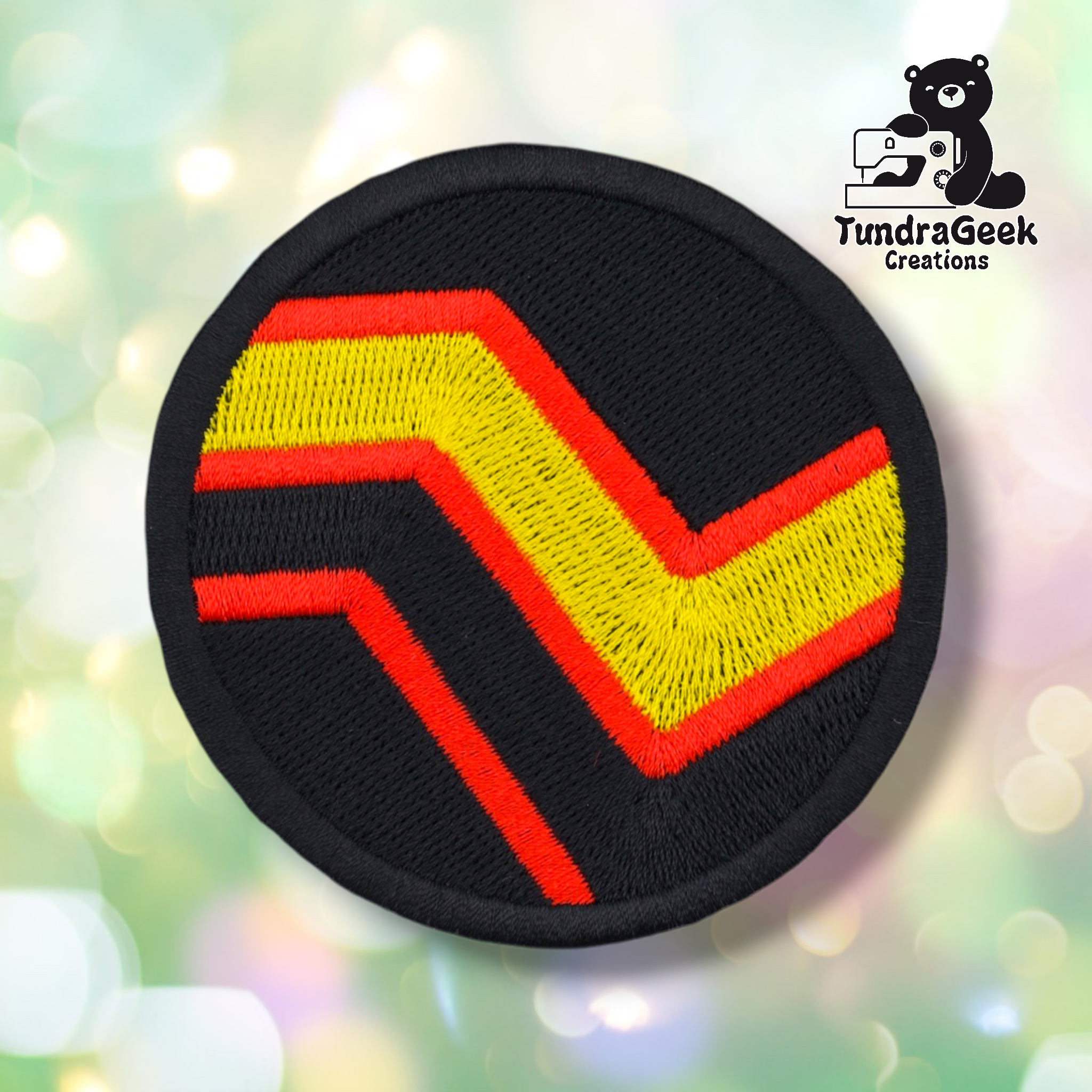 Round Pride Patch | 3 Inch Embroidered Patch | LGBTQ Sew-On Patch | Pride Flag Patch | Iron-On Backing
