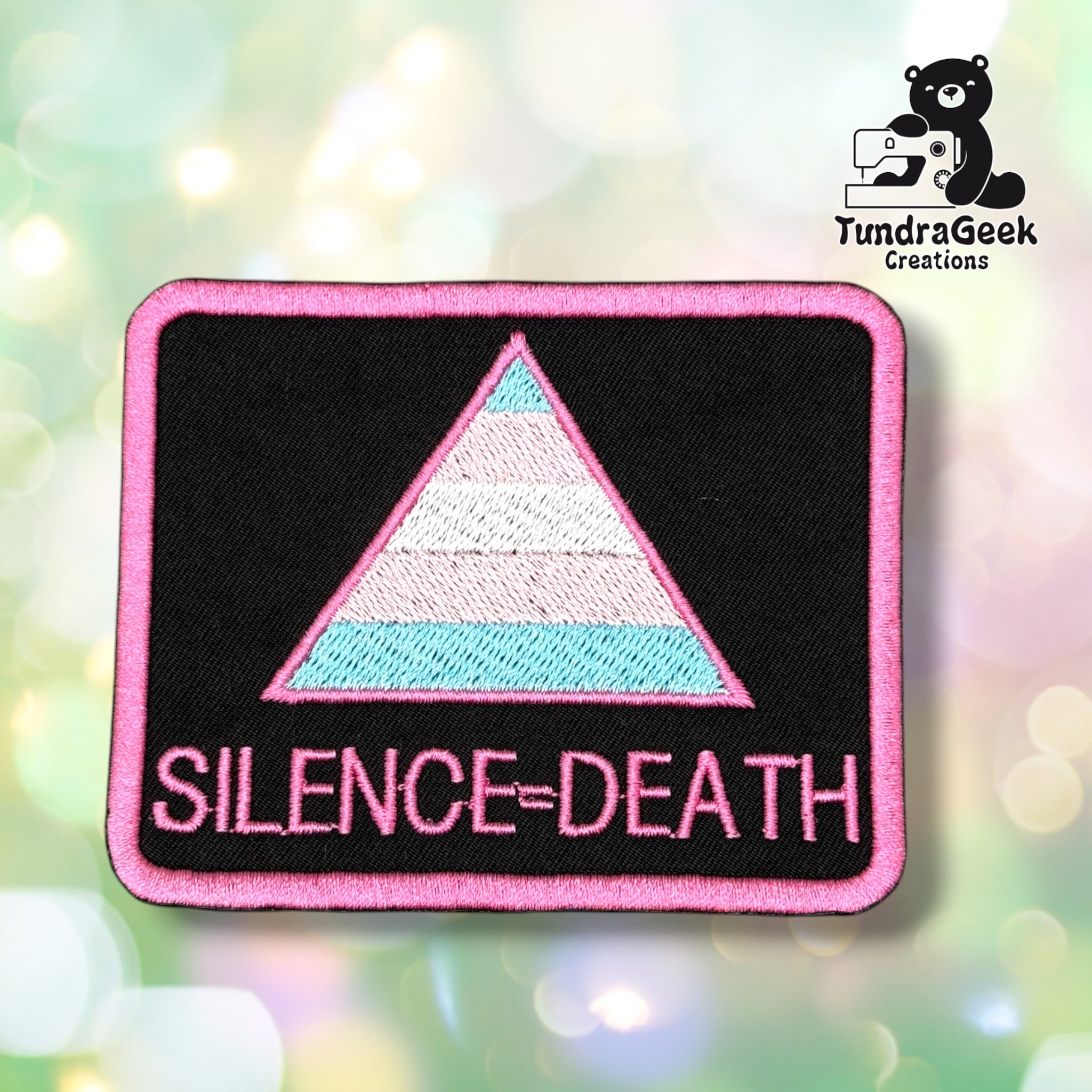 Silence = Death Patch - Trans Flag