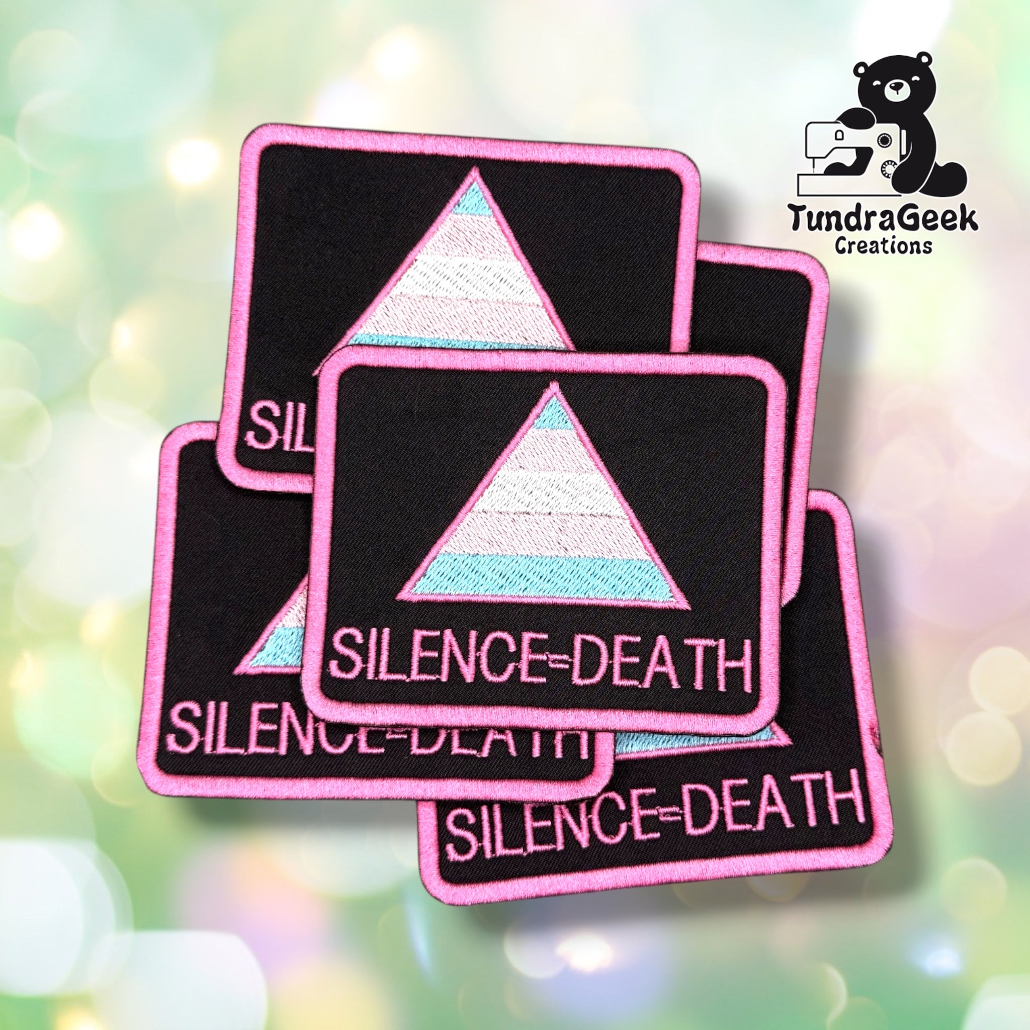 Silence = Death Patch - Trans Flag