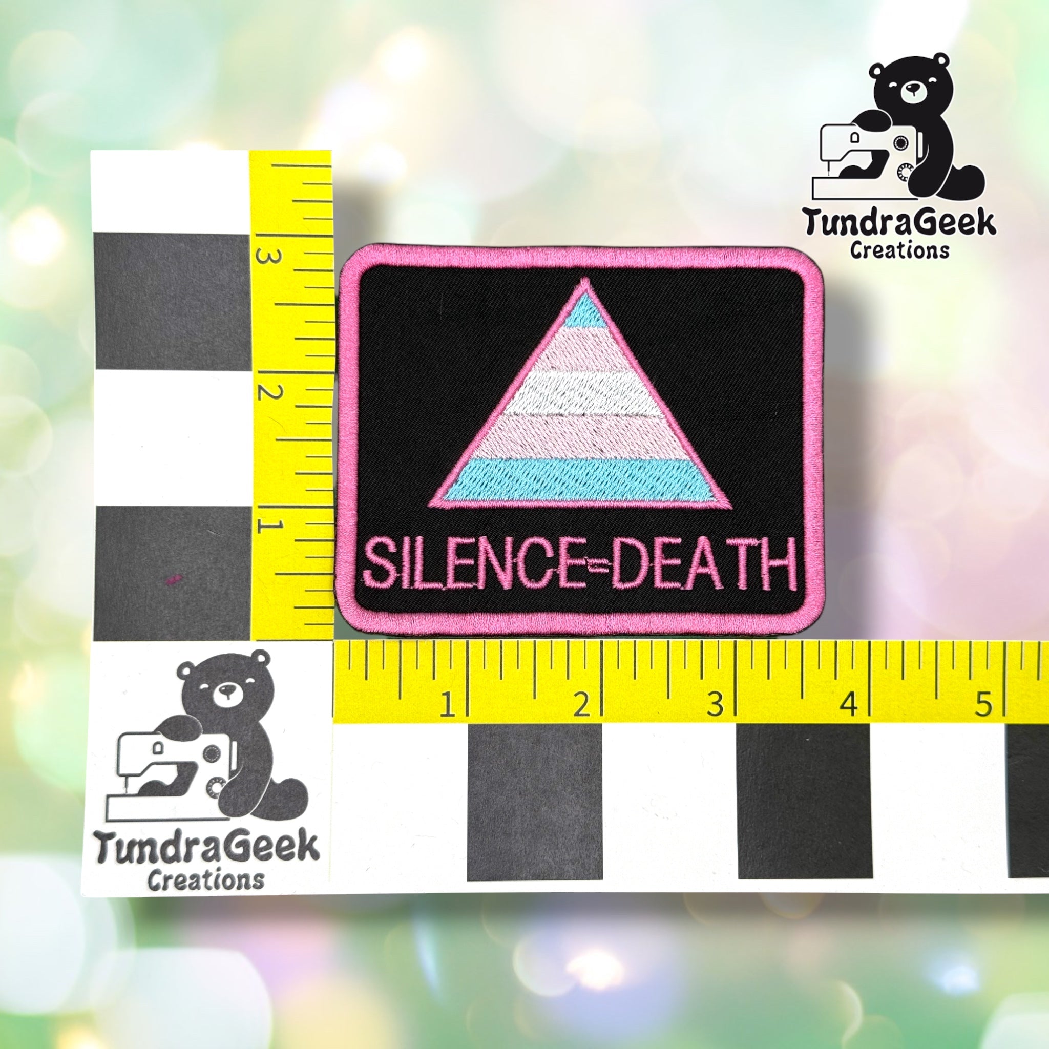 Silence = Death Patch - Trans Flag