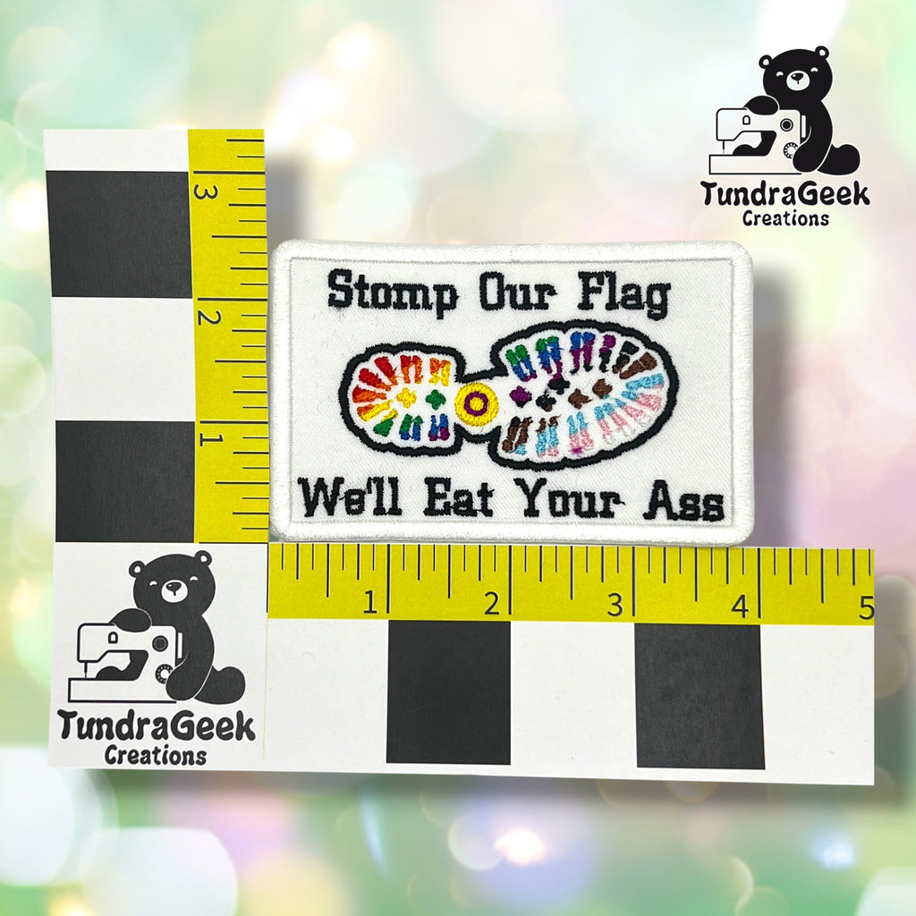 Stomp Our Flag Embroidered Sew-On Patch