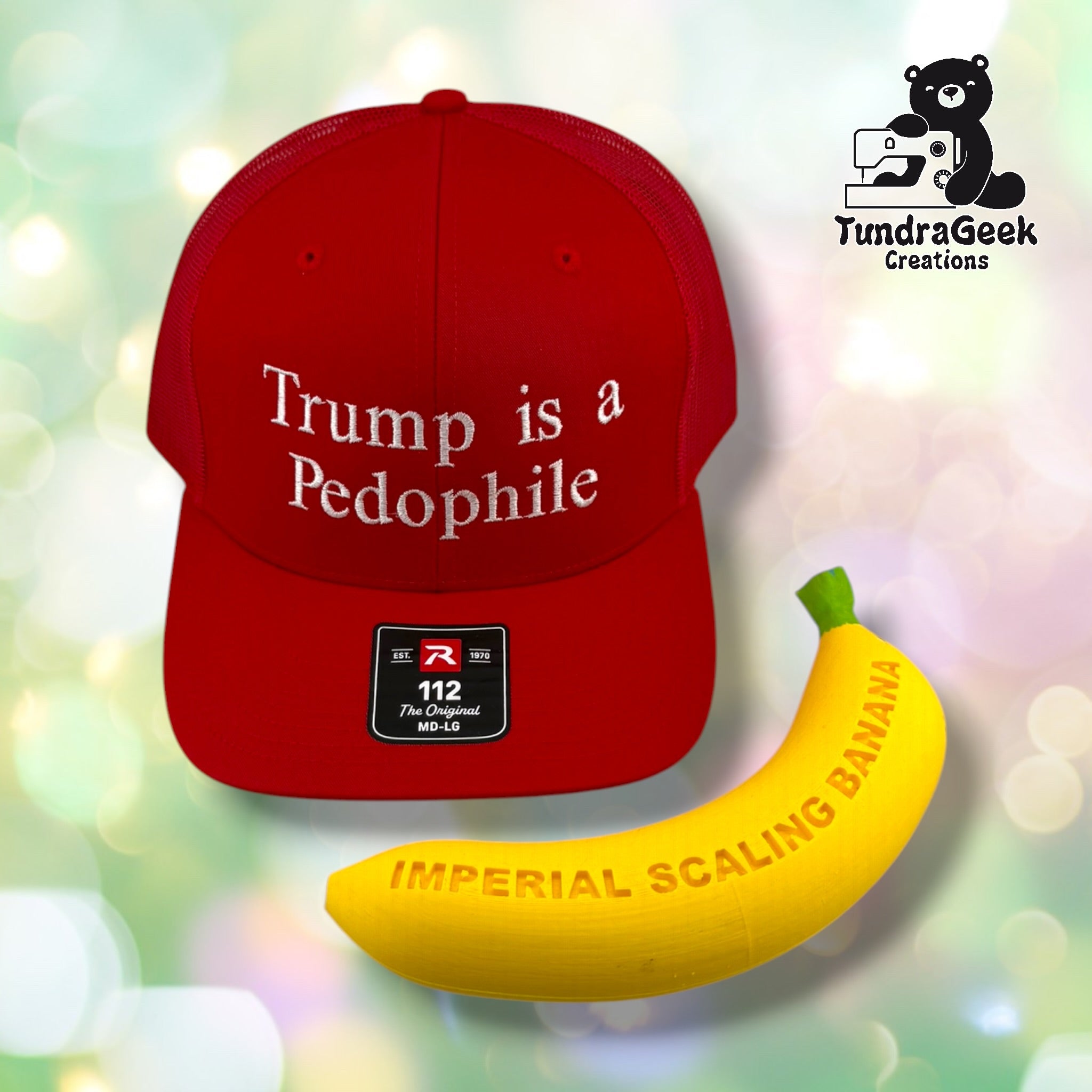 TIAP Red Trucker Cap | Embroidered Political Statement Cap