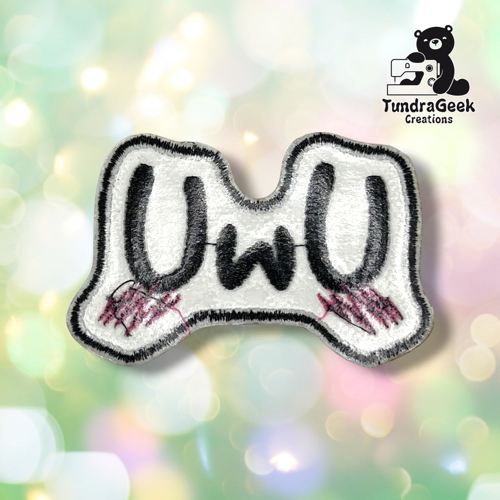 UwU Embroidered Sew-On Patch