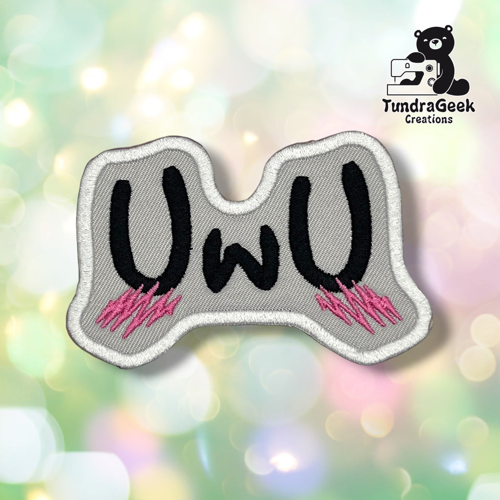UwU Embroidered Sew-On Patch