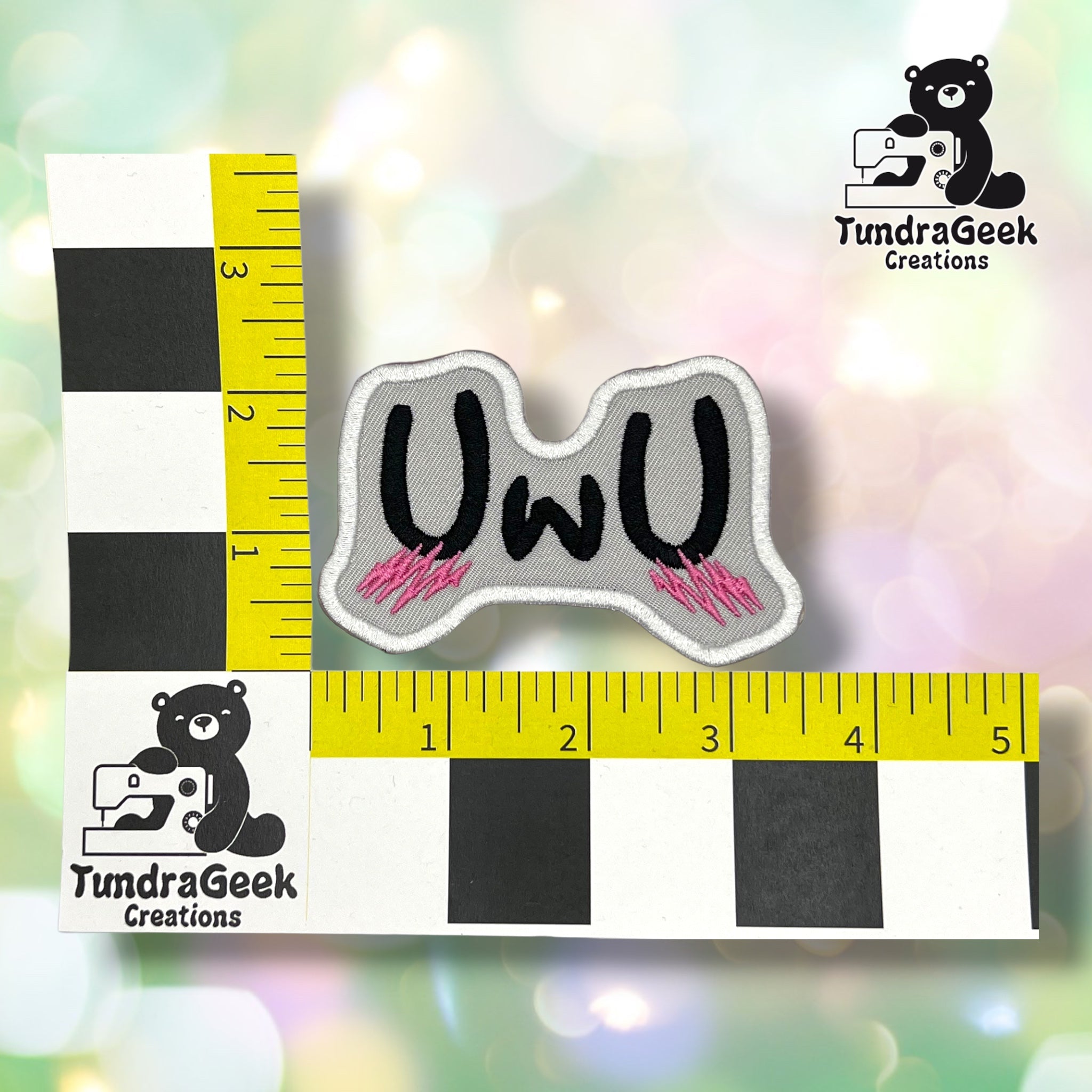 UwU Embroidered Sew-On Patch
