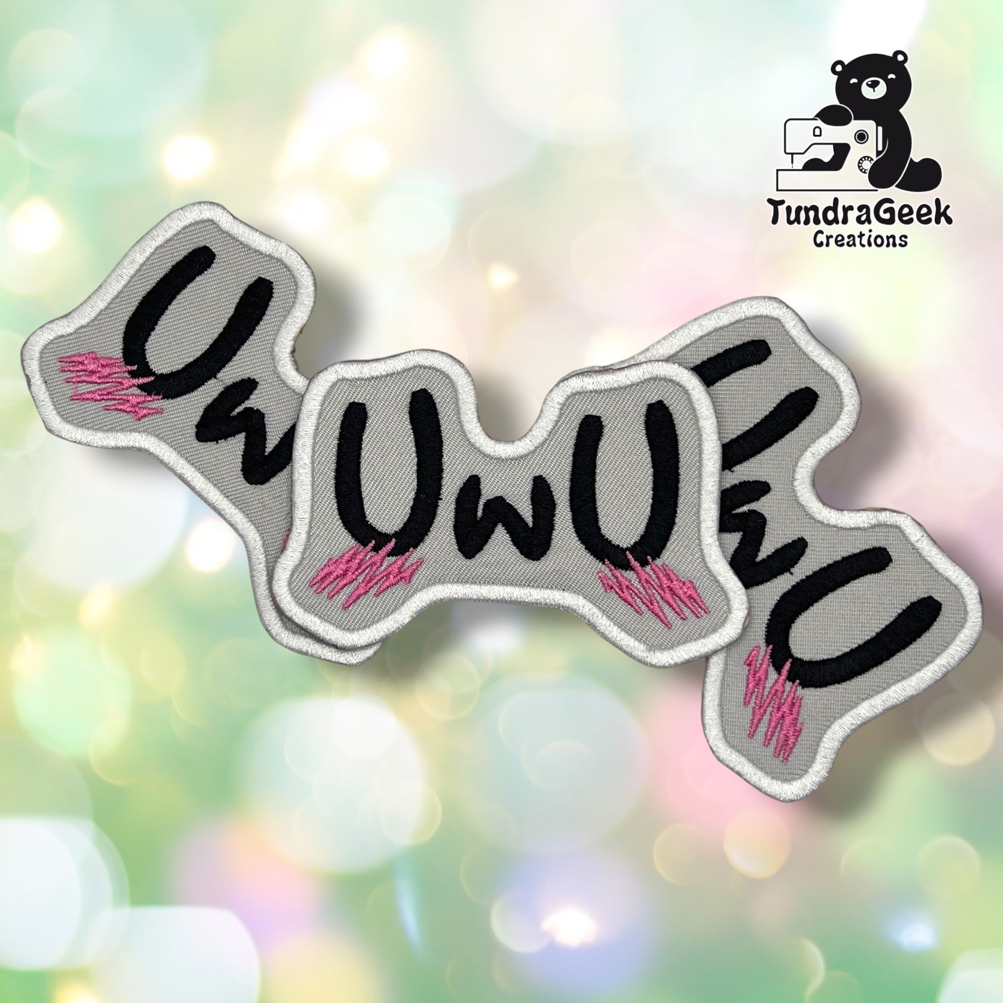 UwU Embroidered Sew-On Patch