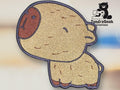 Embroidered patch depicting a cute, cartoon-style animal resembling a sheep with a large brown face. The TundraGeek Creations logo is visible in the top right corner.